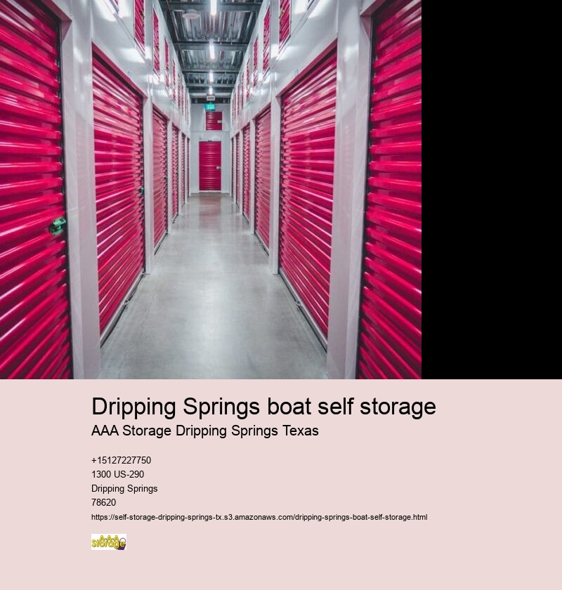 Dripping Springs boat self storage