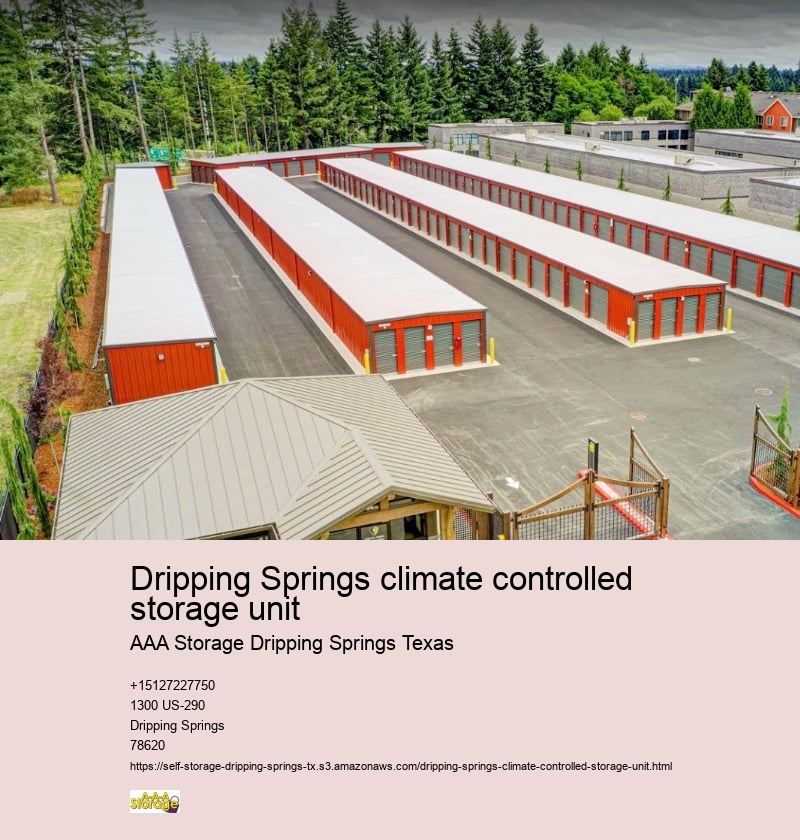 climate controlled storage facility near Dripping Springs