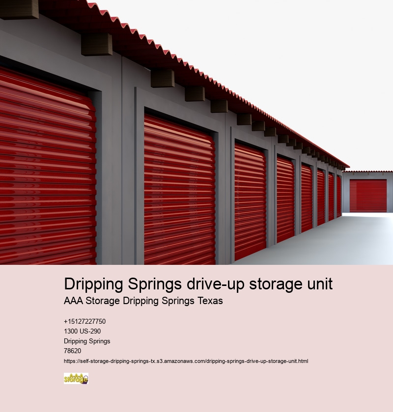 Dripping Springs drive-up storage unit