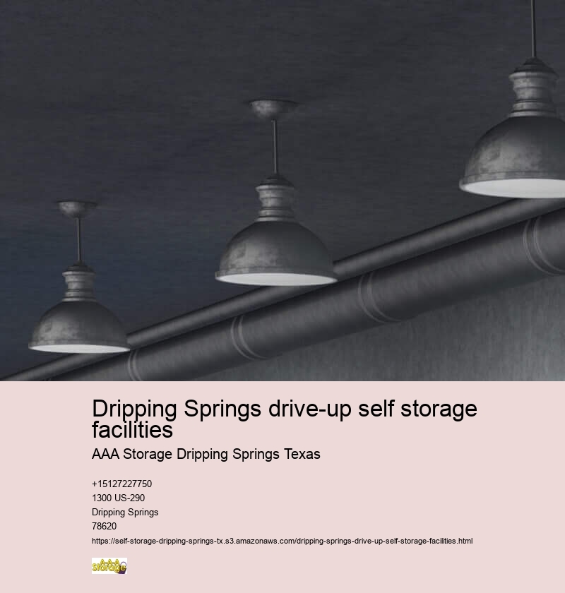 drive-up self storage unit near Dripping Springs