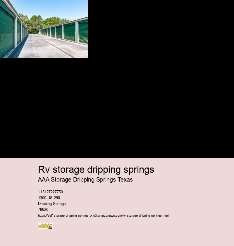 self storage Dripping Springs